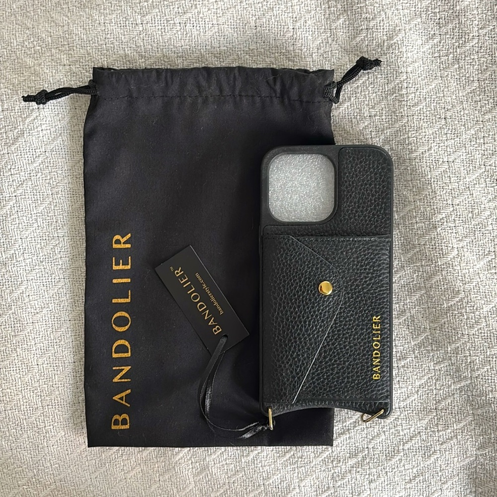Bandolier Hailey iPhone 13 Pro Wallet Case with Strap